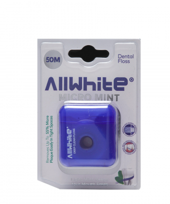 نخ دندان ال وایت AllWhite مدل Micro Mint طول 50 متر