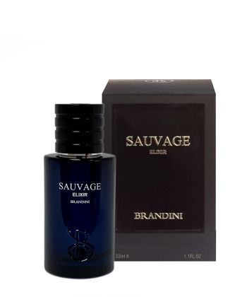 پرفیوم جیبی مردانه برندینی Brandini مدل Sauvage Elixir حجم 33 میلی لیتر