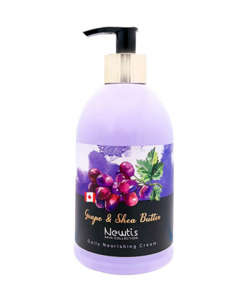 کرم مرطوب کننده نیوتیس Newtis مدل Grape & Shea Butter حجم 500 میلی لیتر