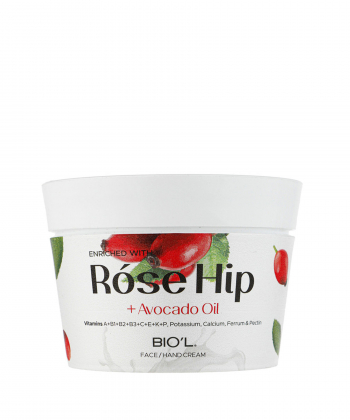 کرم پوست خشک بیول BIOˊL مدل Rose Hip حجم 200 میلی لیتر