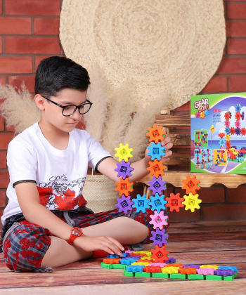 سازه  چرخ دنده ای تاپ توی Top Toy مجموعه 100 قطعه ای