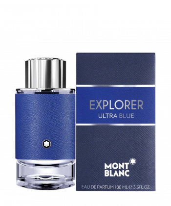 ادوپرفیوم مردانه مون بلان Mont Blanc مدل Explorer Ultra Blue حجم 100 میلی لیتر