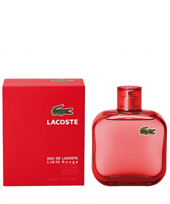 ادوتویلت مردانه لاکوست Lacoste مدل L.12.12 Rouge- Energetic  حجم 100 میلی لیتر