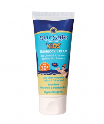 کرم ضدآفتاب کودک SPF30 سان سیف Sunsafe  وزن 50 گرم