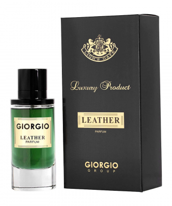 پرفیوم مردانه جورجیو گروپ Giorgio Group مدل Leather حجم 88 میلی لیتر