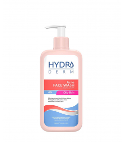 ژل شستشو صورت هیدرودرم Hydroderm مدل Acne Face Wash حجم 350 میلی لیتر