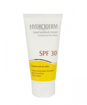 کرم ضد آفتاب SPF30 هیدرودرم Hydroderm حجم 50 گرم