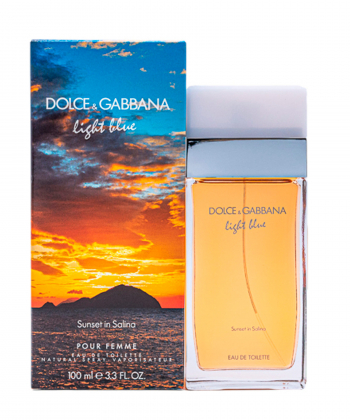 ادوتویلت زنانه دولچه اند گابانا Dolce & Gabbana مدل Light Blue Sunset in salina حجم 100 میلی لیتر