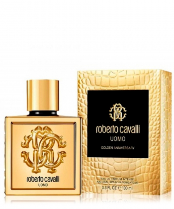 ادوپرفیوم مردانه روبرتو کاوالی Roberto Cavalli مدل Uomo Golden Anniversary حجم 100 میلی لیتر