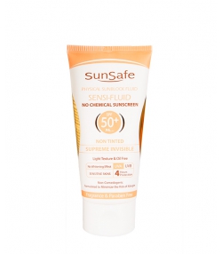 فلوئید ضد آفتاب SPF 50 سان سیف Sun Safe وزن 50 گرم