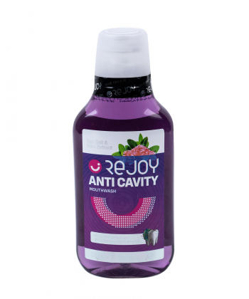 دهانشویه از بین برنده پلاک دندان ریجوی Rejoy مدل Anti Cavity حجم 375 میلی لیتر