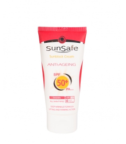 کرم ضد آفتاب ضد چروک SPF50 سان سیف Sun Safe  مقدار 50 گرم