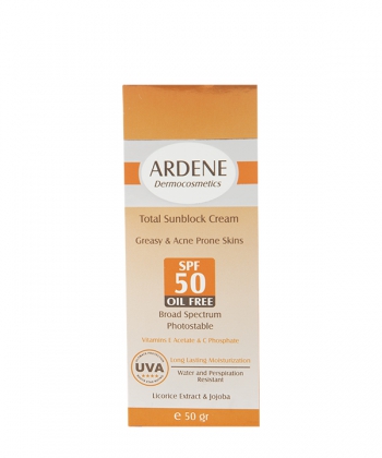 کرم ضدآفتاب SPF50 آردن  50 گرم