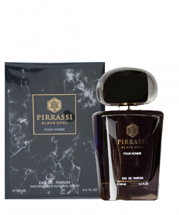 ادوپرفیوم مردانه پیراسی Pirrassi مدل Black Opal حجم 100 میلی لیتر