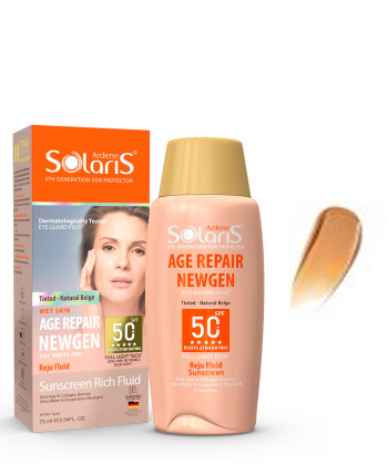 کرم ضد آفتاب رنگی SPF50 آردن سولاریس Ardene Solaris مدل Age Repair حجم 75 میلی لیتر