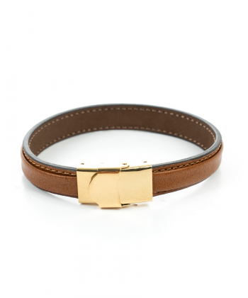 دستبند چرم طبیعی بیسراک Bisrak کد LeatherBracelet-B103N