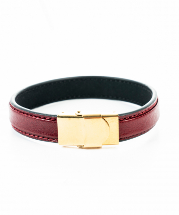 دستبند چرم طبیعی بیسراک Bisrak کد LeatherBracelet-B103N