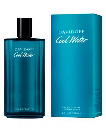 ادوتویلت مردانه دیویدوف Davidoff مدل Cool Water حجم 200 میلی لیتر