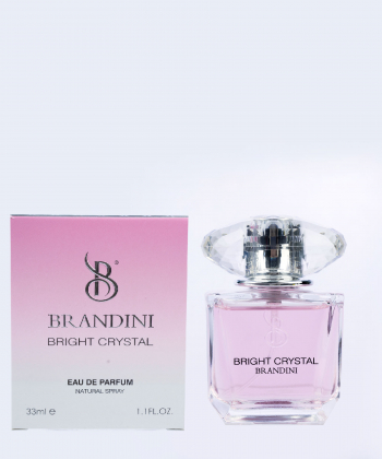 عطر جیبی زنانه برندینی Brandini مدل Bright Crystal حجم 33 میلی لیتر