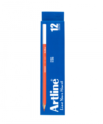 مداد قرمز آرت لاین Artline مدل 6269094 بسته 12 عددی