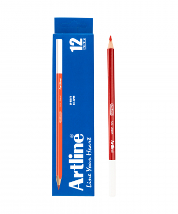 مداد قرمز آرت لاین Artline مدل 6269094 بسته 12 عددی