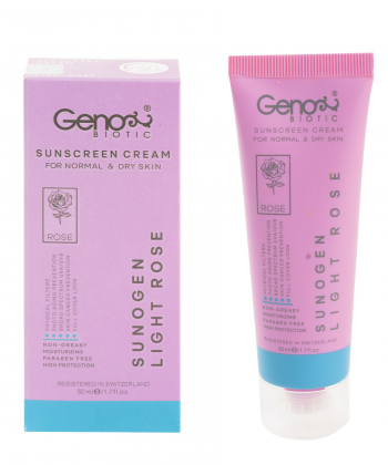 کرم ضد آفتاب رنگی SPF50 ژنوبایوتیک Geno Biotic مدل Suno Gen حجم 50 میلی لیتر