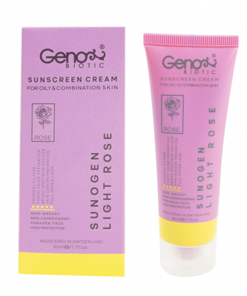 کرم ضد آفتاب رنگی SPF50 ژنوبایوتیک Geno Biotic حجم 50 میلی لیتر