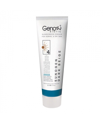 کرم ضدآفتاب رنگی SPF50 ژنوبایوتیک Geno Biotic مدل Suno Gen حجم 50 میلی لیتر