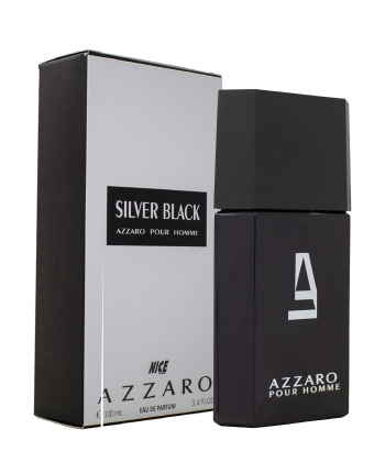 ادوپرفیوم مردانه نایس پاپت Nice Puppet مدل Azzaro Silver Black حجم 100 میلی لیتر