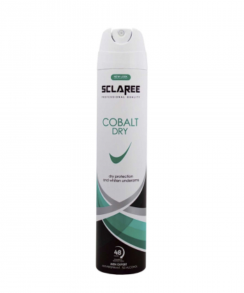 اسپری ضد تعریق مردانه اسکلاره Sclaree مدل Cobalt Dry حجم 200 میلی لیتر