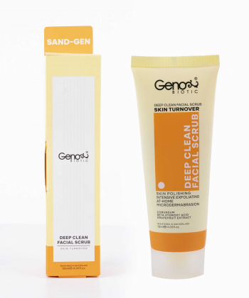 اسکراب قوی صورت ژنوبایوتیک Geno Biotic حجم 120 میلی لیتر