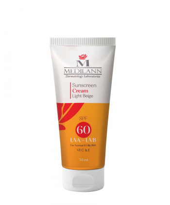 کرم ضد آفتاب SPF60 مدیلن Medilann حجم 50 میلی لیتر