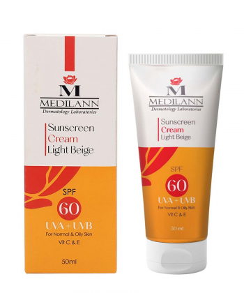 کرم ضد آفتاب SPF60 مدیلن Medilann حجم 50 میلی لیتر