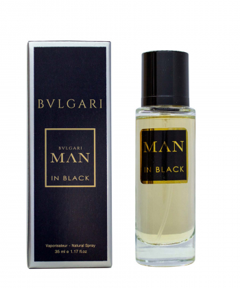 عطر جیبی مردانه پرستیژ مدل Bvlgari Man In Black حجم 35 میلی لیتر