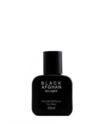 عطر جیبی مردانه اسکلاره Sclaree مدل Black Afghan حجم 35 میلی لیتر