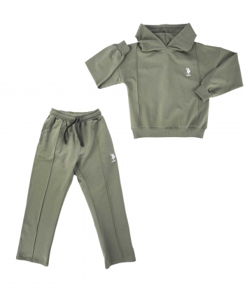 Polo olive clearance green sweatsuit