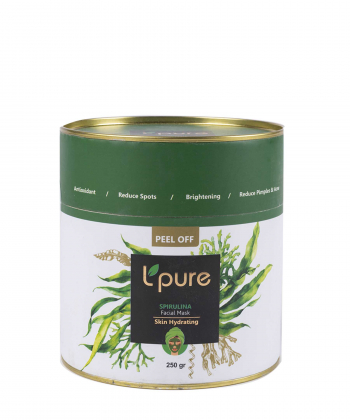 ماسک صورت پودر جلبک اسپیرولینا لپیور Lpure