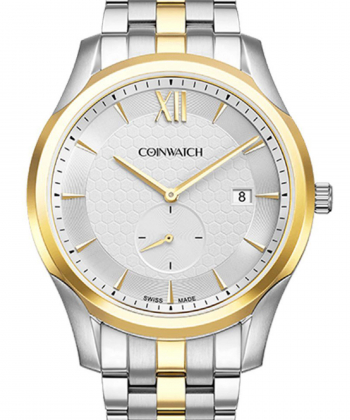 ساعت مچی عقربه ای مردانه کوین واچ Coinwatch مدل C192TWH