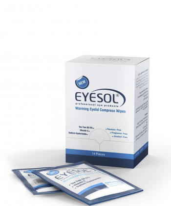 پد پاک کننده پلک و مژه plus آیسول Eyesol بسته 14 عددی