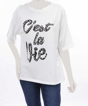 تیشرت زنانه کافه شرت Cafe Shirt کد 63007