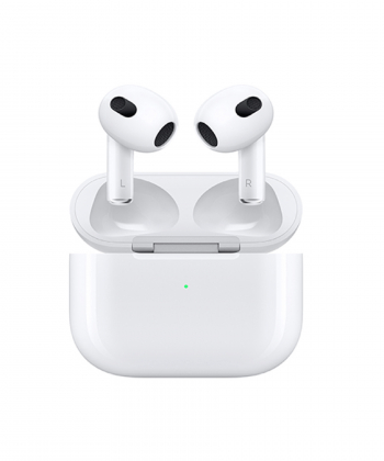 هدفون بلوتوثی اپل مدل AirPods 3 همراه با محفظه شارژ