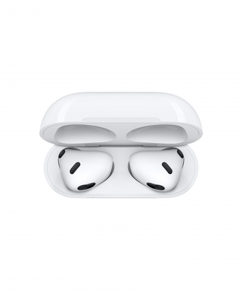 هدفون بلوتوثی اپل مدل AirPods 3 همراه با محفظه شارژ