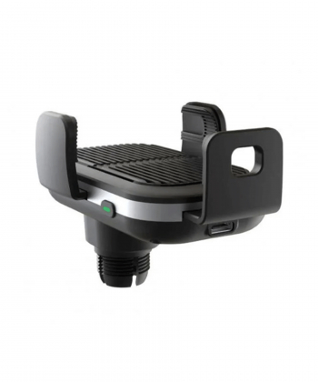 پایه نگهدارنده گوشی موبایل پاورولوژی مدل Dual Coil Car Mount Wireless Charger