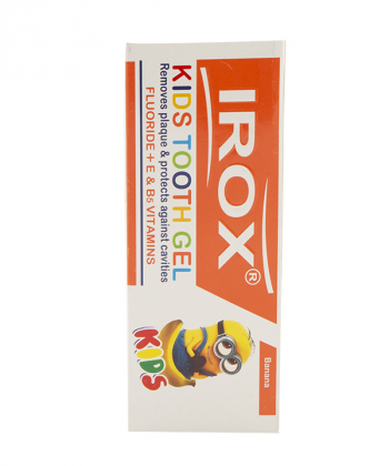 خمیر دندان ژله ای کودک ایروکس Irox با طعم موز 80 گرم