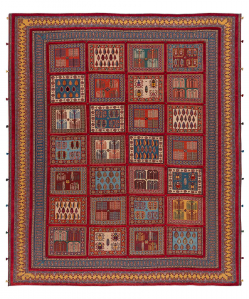 گلیم فرش شیراز ذوالانواریkilim carpet (shiraz)4118الوان