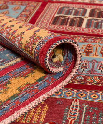 گلیم فرش شیراز ذوالانواریkilim carpet (shiraz)4118الوان