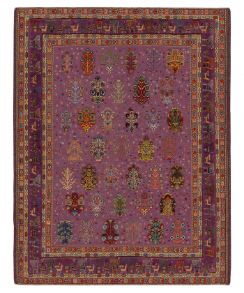 گلیم فرش شیراز ذوالانواریkilim carpet (shiraz)4059طیف بنفش