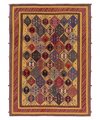 گلیم فرش شیرازالوان ذوالانواری 2989kilim carpet (shiraz)