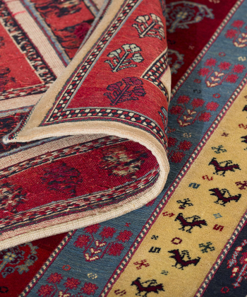 گلیم فرش شیرازالوان ذوالانواری 3159kilim carpet (shiraz)