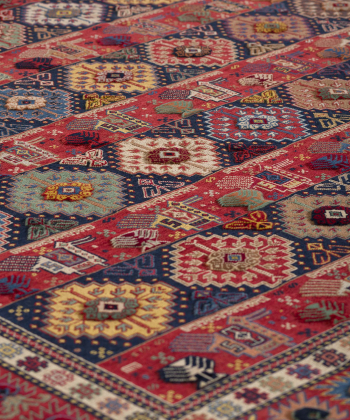 گلیم فرش شیرازقرمز3 ذوالانواری 3162kilim carpet (shiraz)